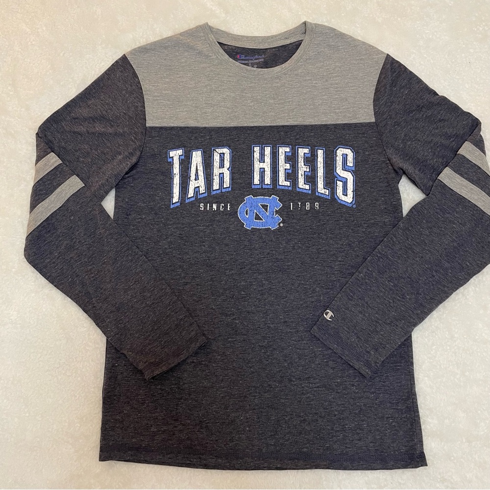 Champion North Carolina Tar Heels Long Sleeve Tee Shirt Size S